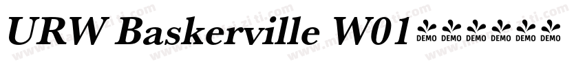 URW Baskerville W01字体转换